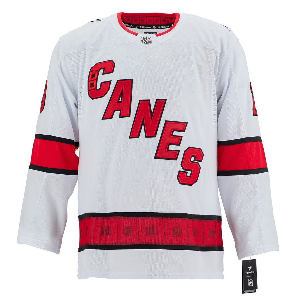 Sebastian Aho Signed Carolina Hurricanes White Fanatics Premium Jersey