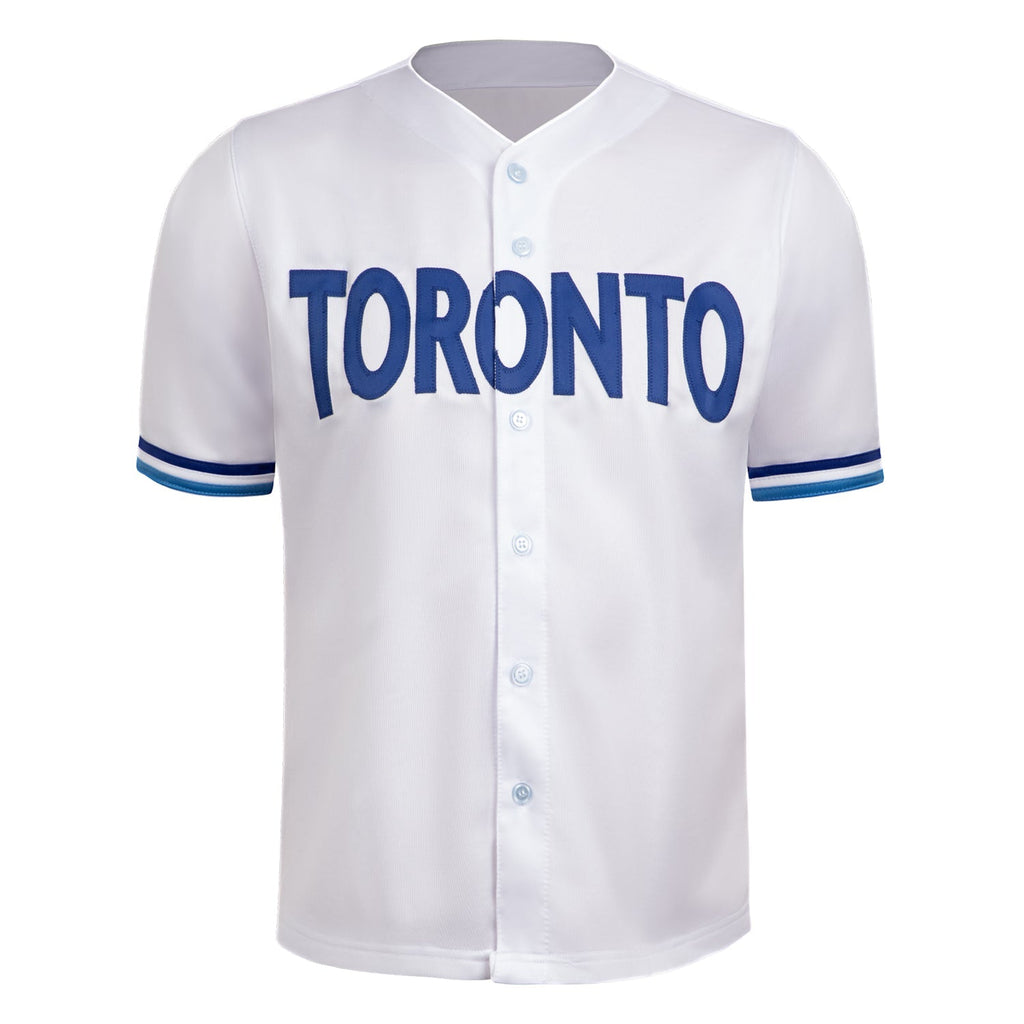 Pat Borders Autographed Toronto City Design White Baseball Jersey