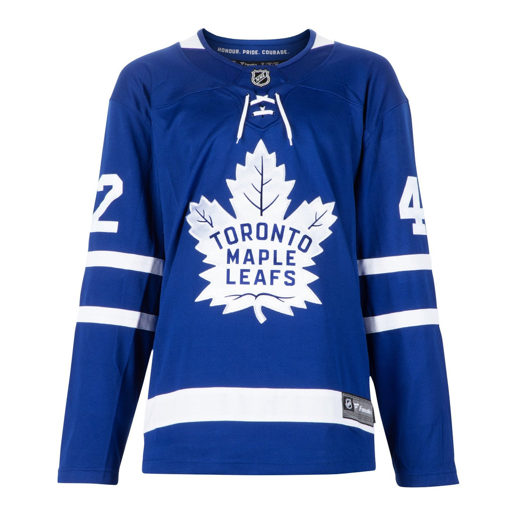 Tyler Bozak Autographed Toronto Maple Leafs Fanatics Breakaway Jersey