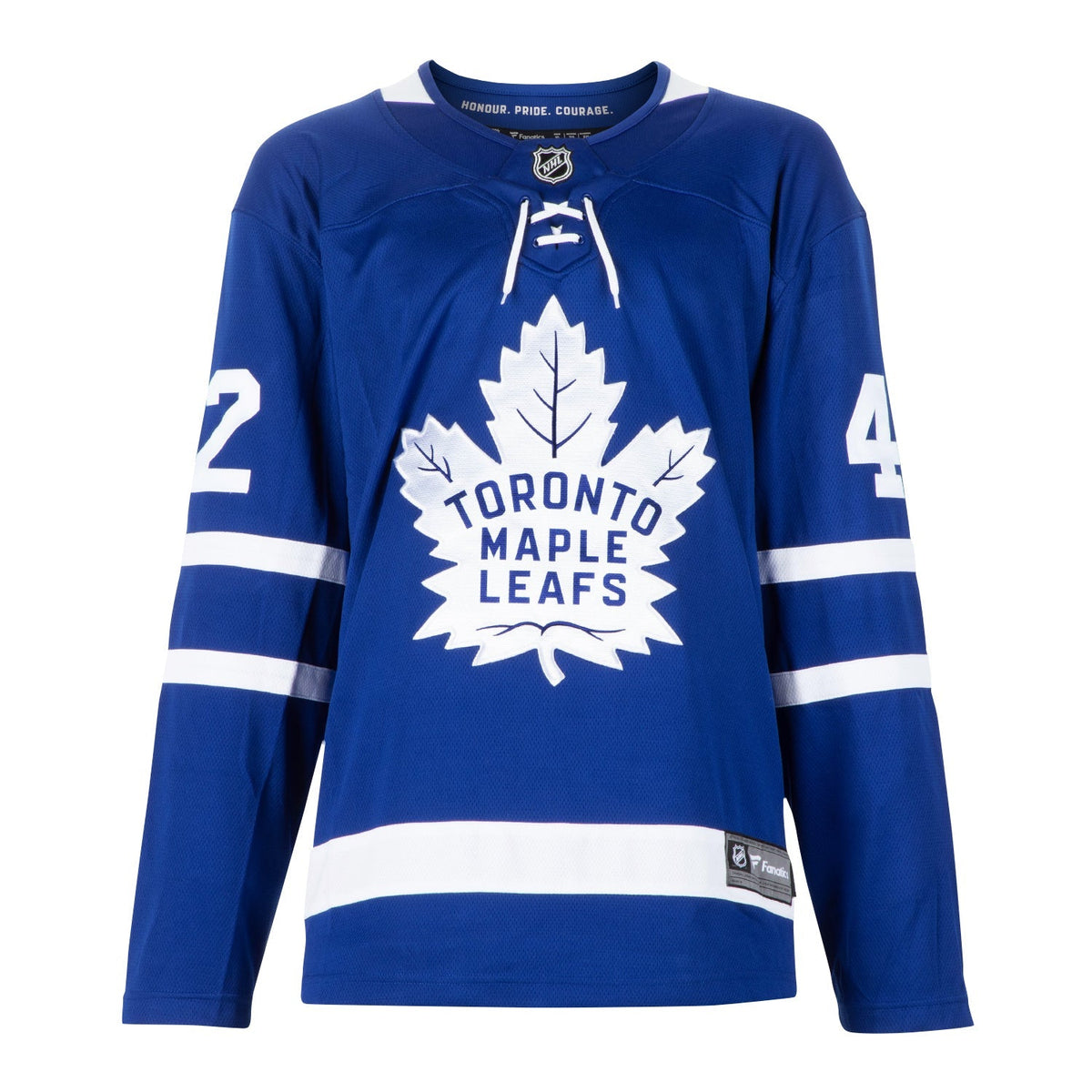 Tyler Bozak Autographed Toronto Maple Leafs Fanatics Breakaway Jersey