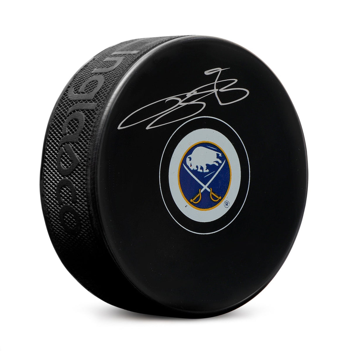 Bowen Byram Autographed Buffalo Sabres Hockey Puck