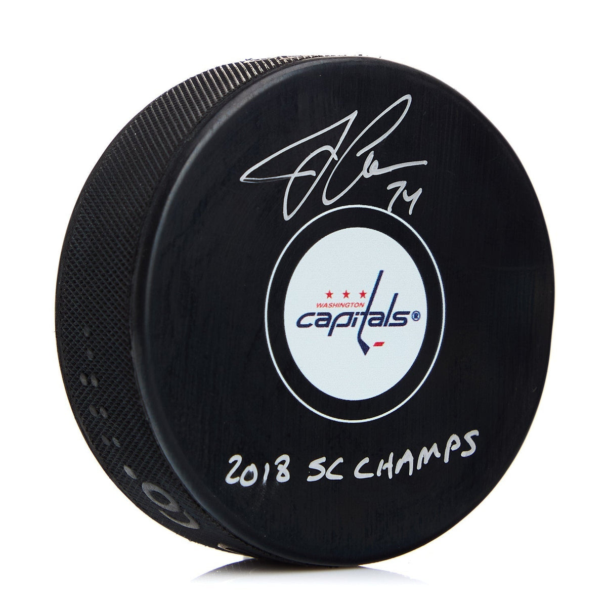 John Carlson Washington Capitals Signed 2018 Champs Note Puck