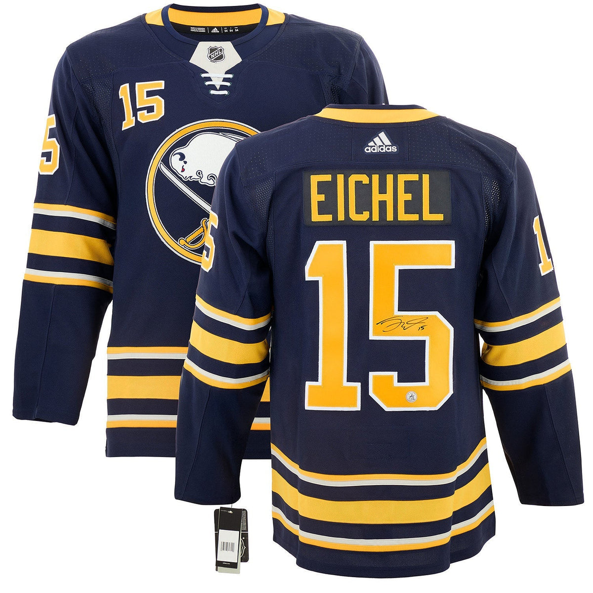Jack Eichel Autographed Buffalo Sabres adidas Jersey