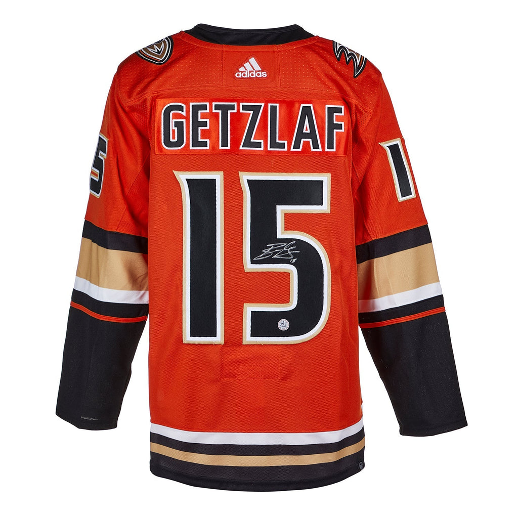 Ryan Getzlaf Signed Anaheim Ducks Orange Retro Third adidas Jersey