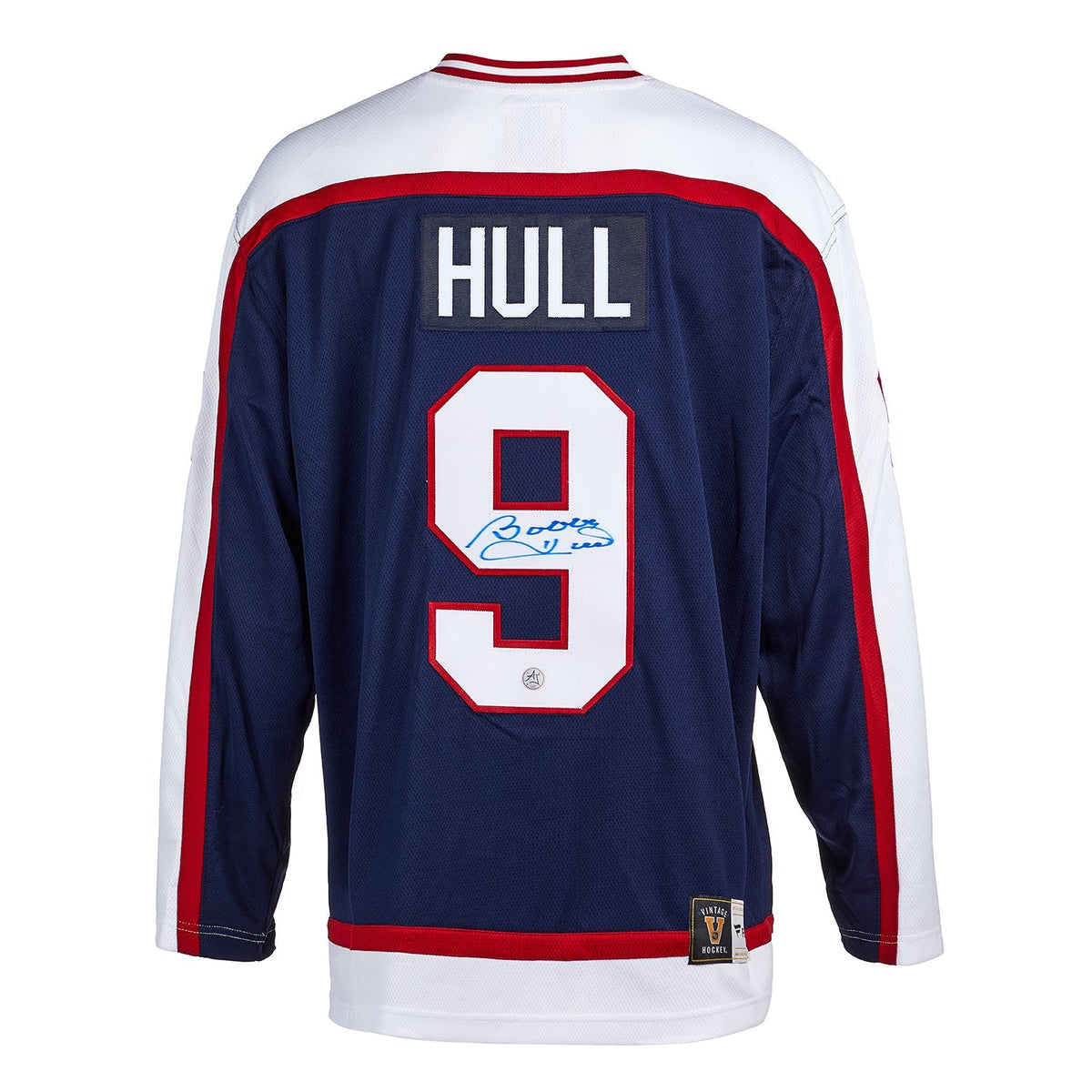 Bobby Hull Autographed Winnipeg Jets Fanatics Throwback Jersey
