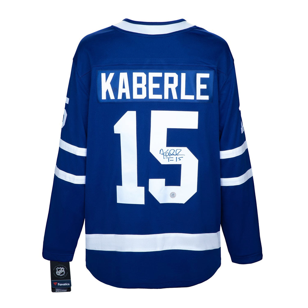 Tomas Kaberle Autographed Toronto Maple Leafs Blue Fanatics Breakaway Jersey
