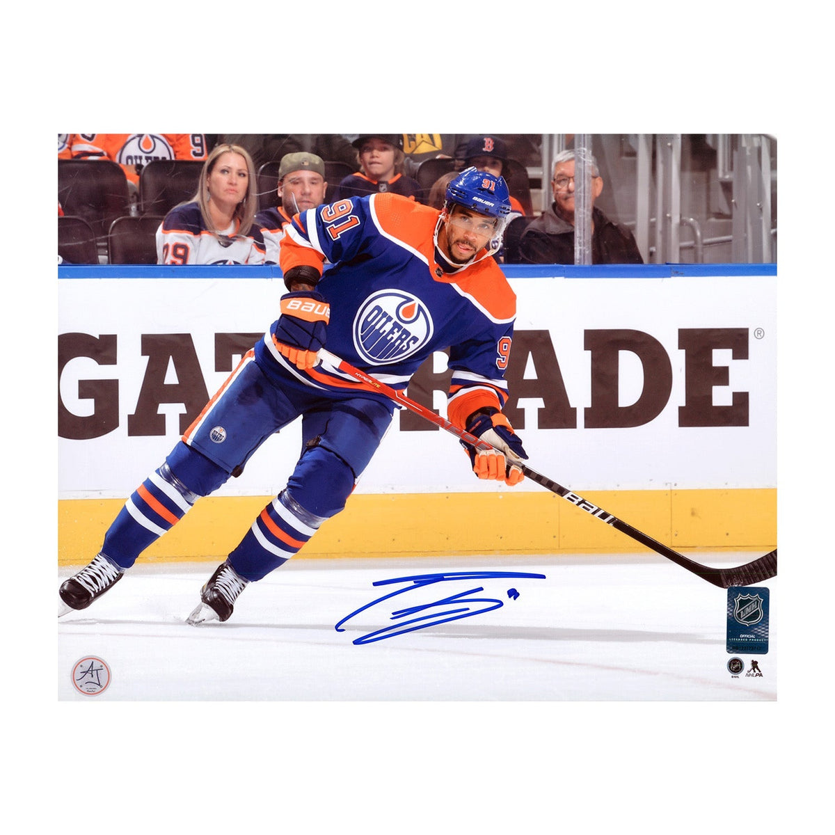 Evander Kane Signed Edmonton Oilers Game Action 11x14 Photo
