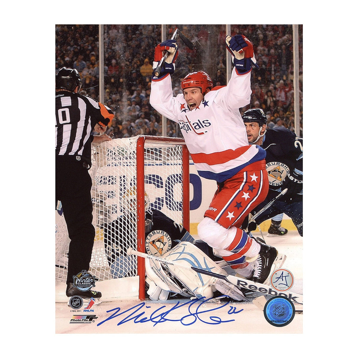 Mike Knuble Signed Washington Capitals Winter Classic 8x10 Photo