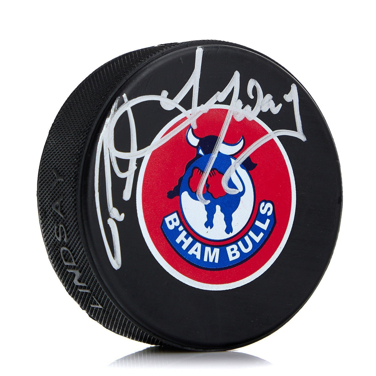 Rod Langway Birmingham Bulls Autographed WHA Hockey Puck