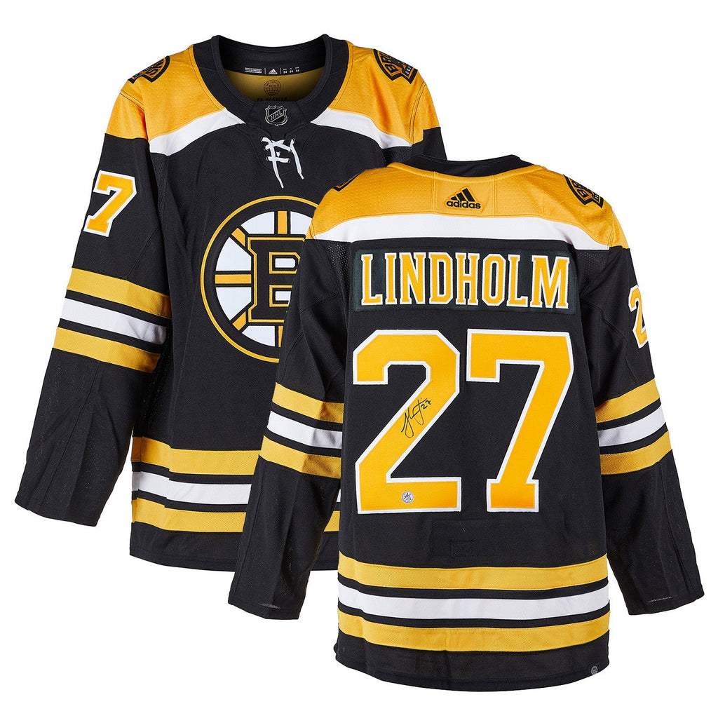 Hampus Lindholm Autographed Boston Bruins adidas Jersey