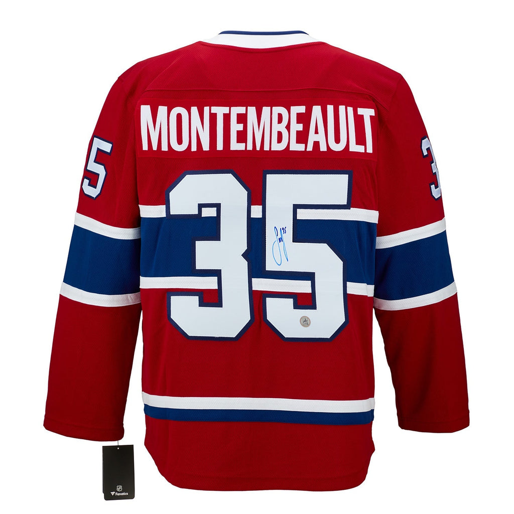 Sam Montembeault Autographed Montreal Canadiens Fanatics Breakaway Jersey