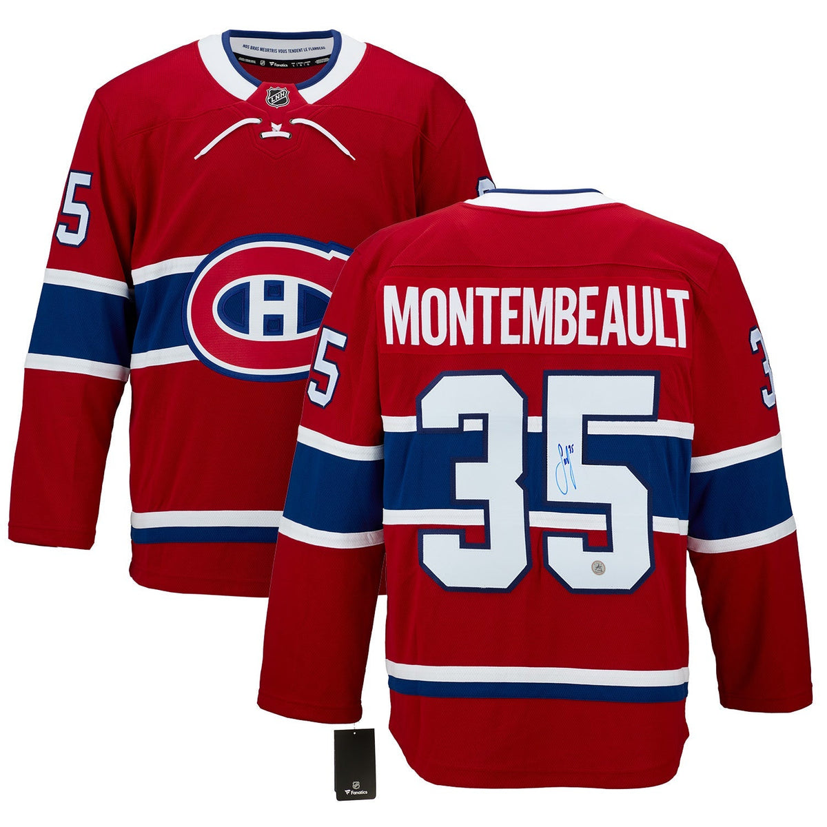 Sam Montembeault Autographed Montreal Canadiens Fanatics Breakaway Jersey