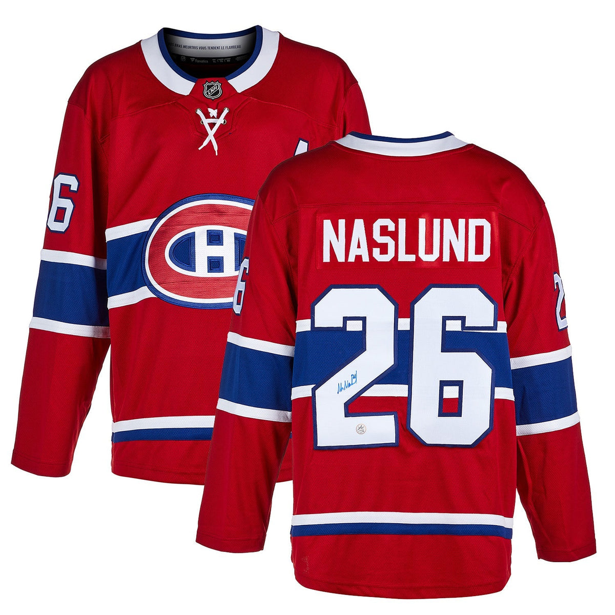 Mats Naslund Autographed Montreal Canadiens Fanatics Breakaway Jersey