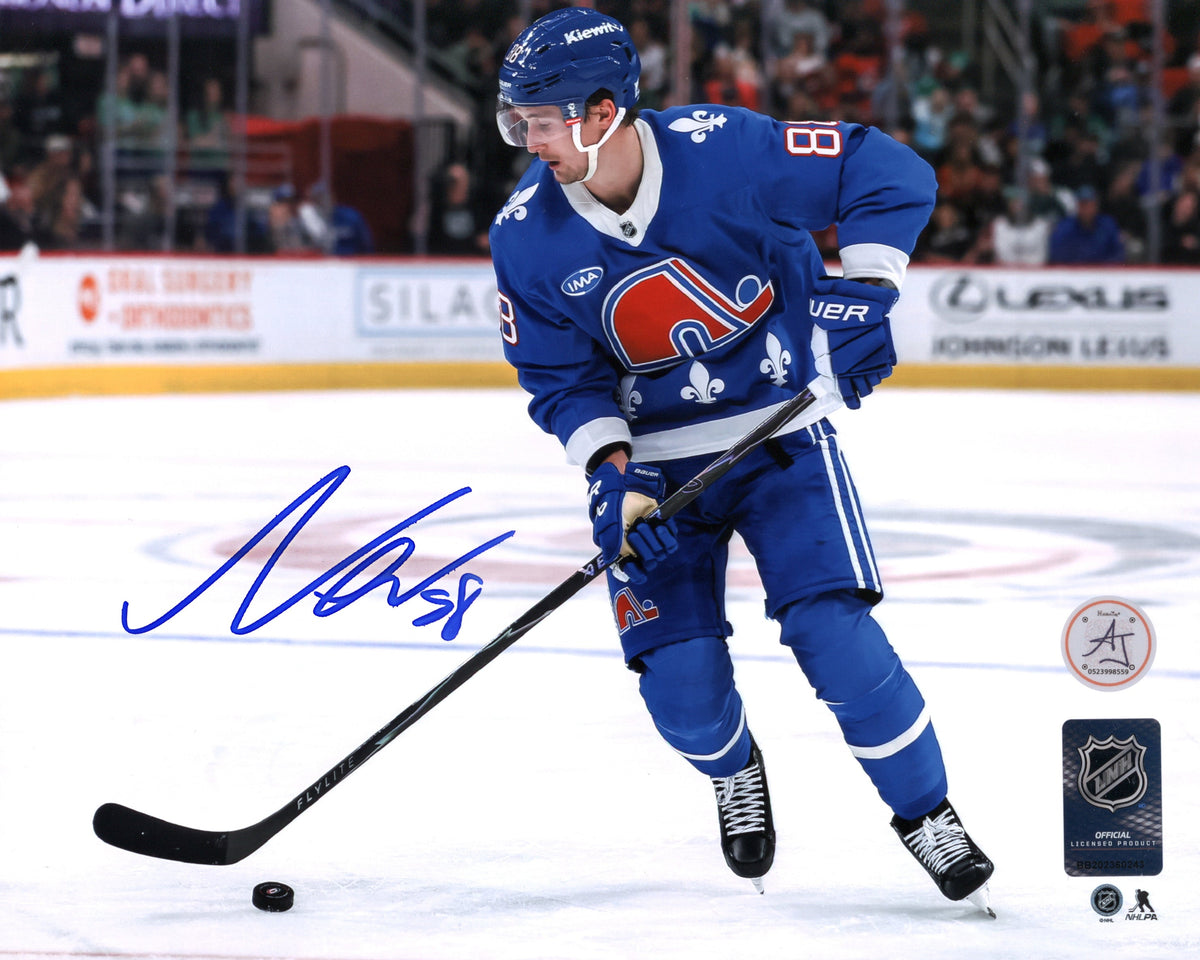 Martin Necas Signed Colorado Avalanche Alternate Uniform 8x10 Photo