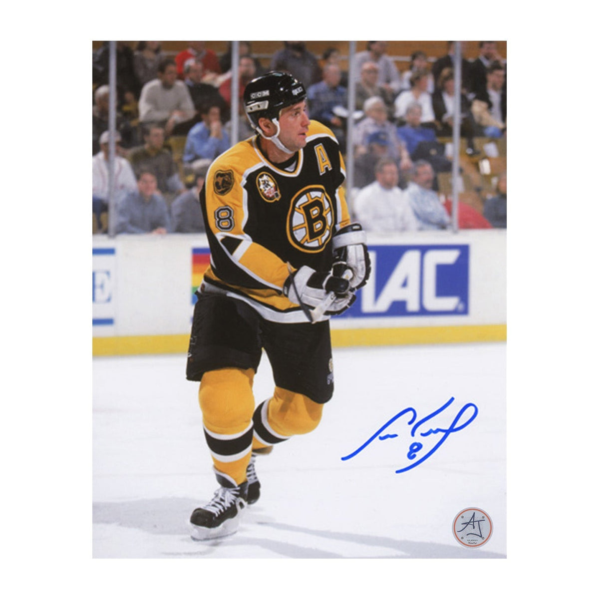 Cam Neely Autographed Boston Bruins Game Action 8x10 Photo