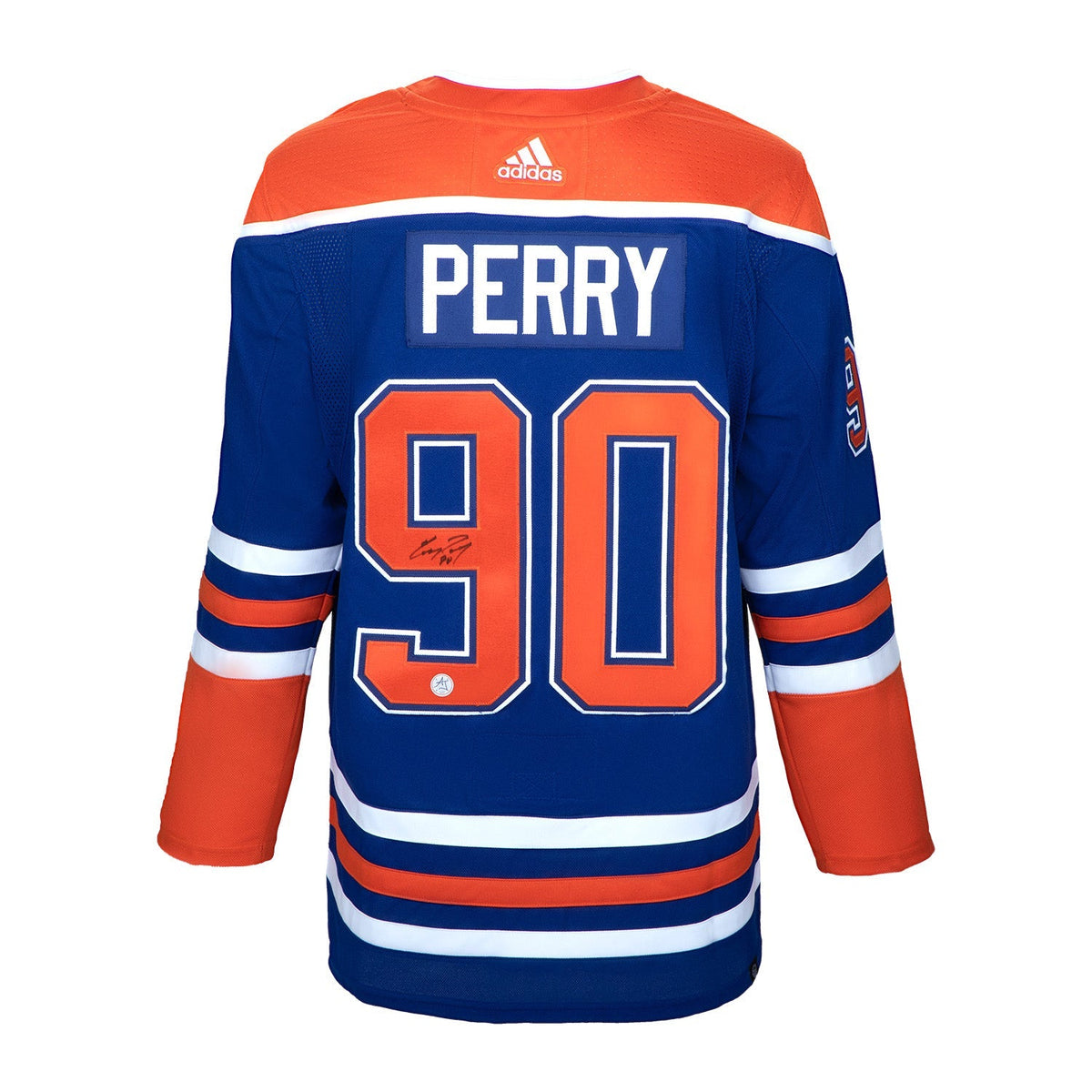 Corey Perry Edmonton Oilers Autographed 2024 Stanley Cup adidas Jersey