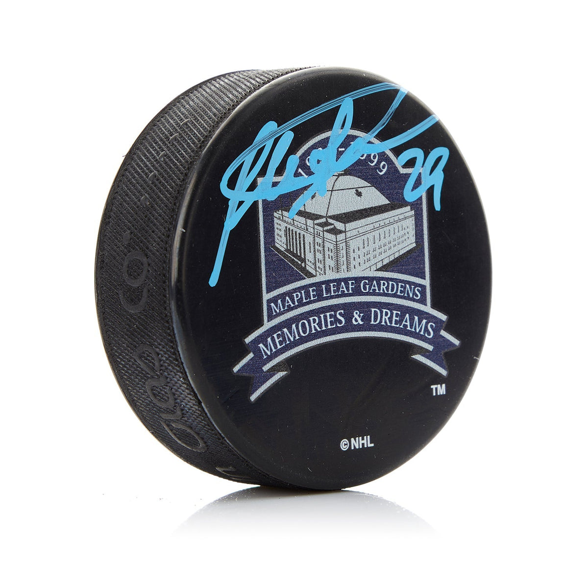 Felix Potvin Signed Toronto Maple Leaf Gardens Memories & Dreams Puck