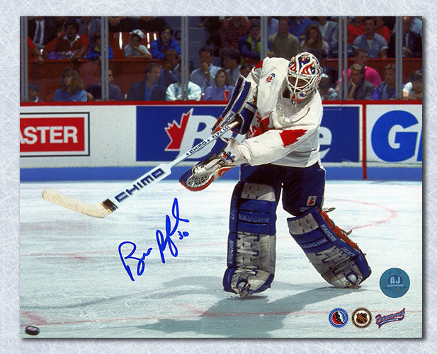 Bill Ranford Autographed Team Canada Canada Cup Tournament 8x10 Photo