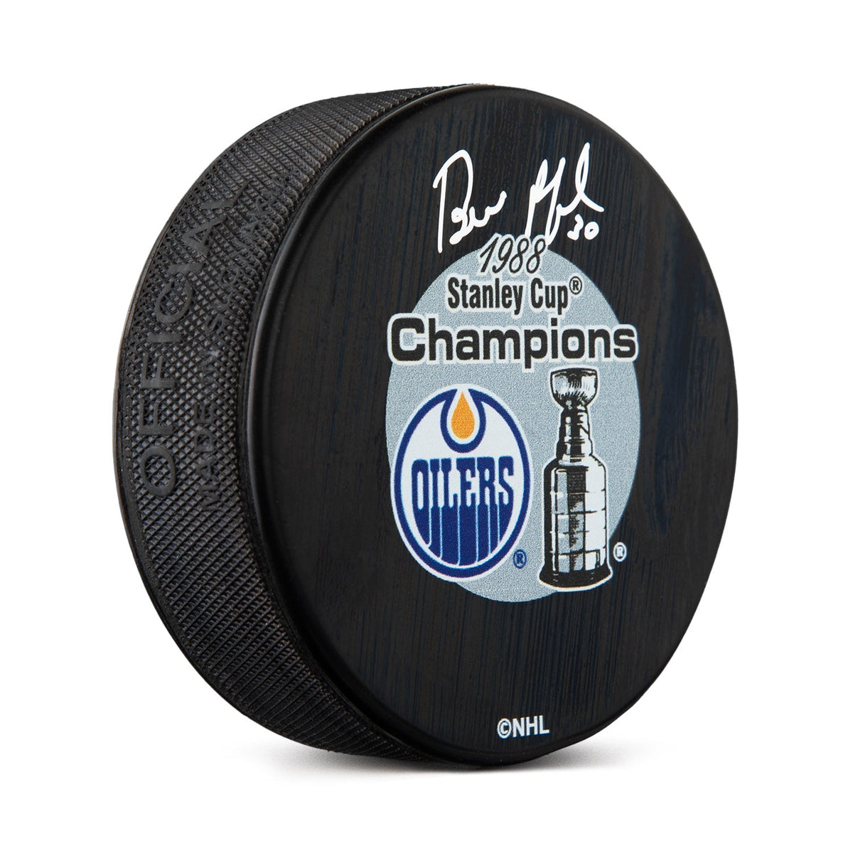 Bill Ranford Autographed Edmonton Oilers 1988 Stanley Cup Puck