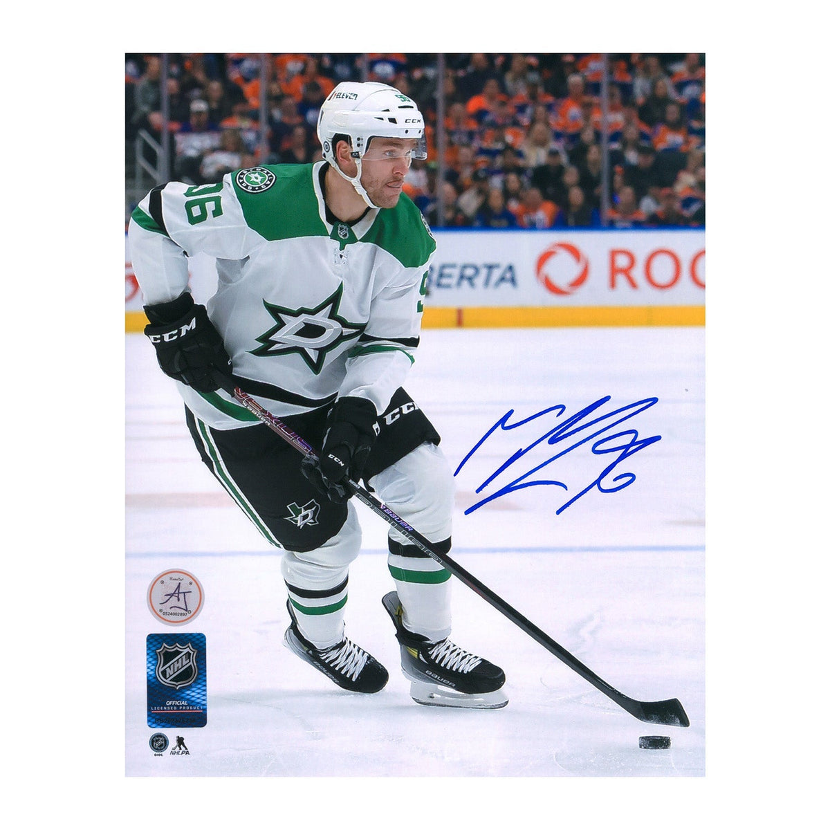 Mikko Rantanen Signed Dallas Stars Road Trip 8x10 Photo