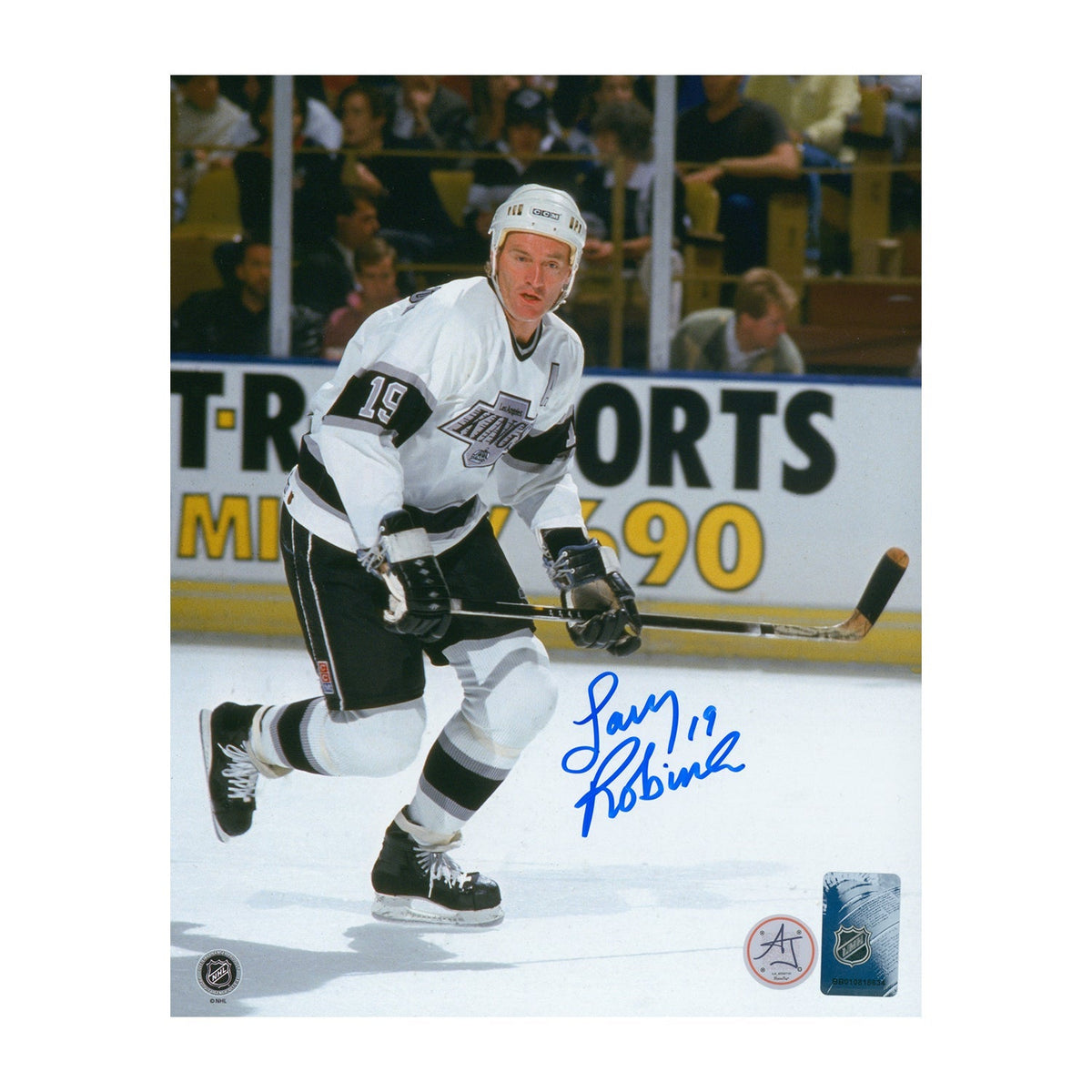 Larry Robinson Autographed Los Angeles Kings Hockey 8x10 Photo