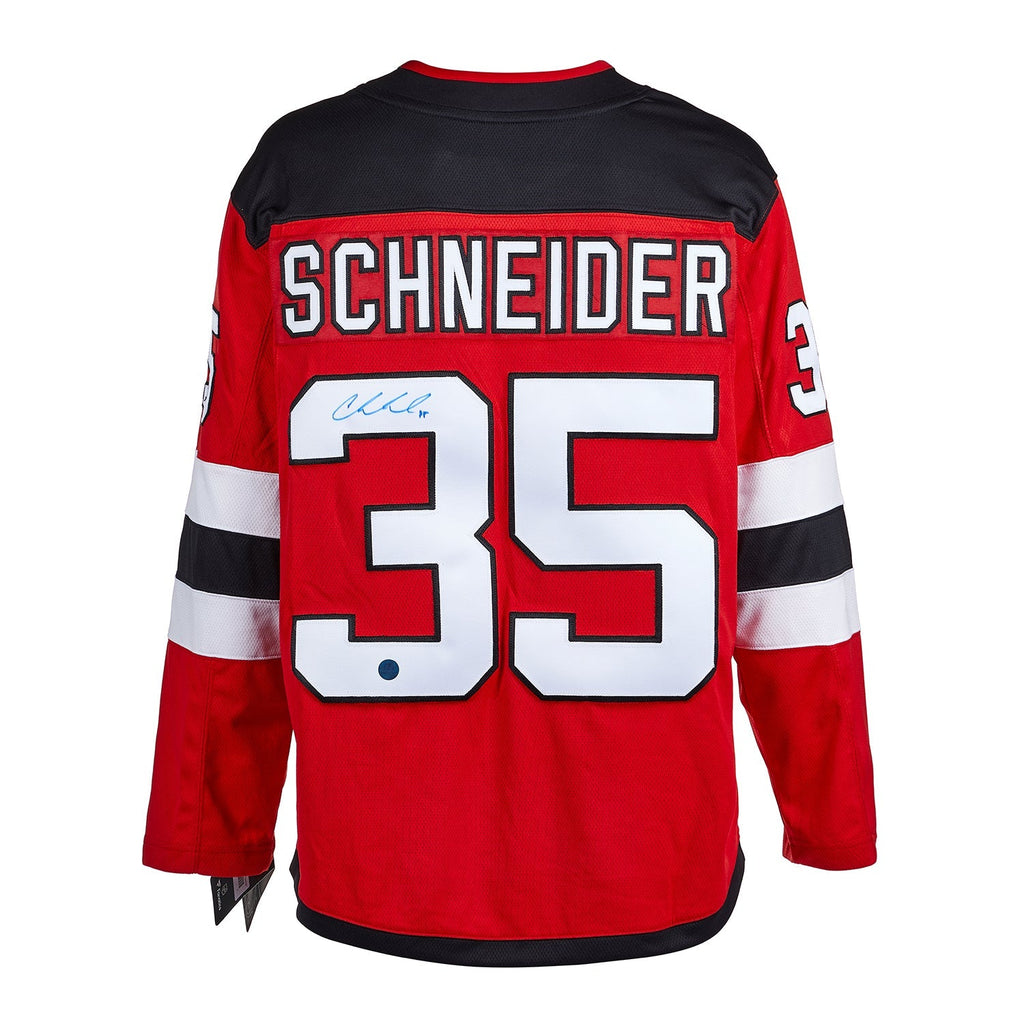 Cory Schneider Autographed New Jersey Devils Fanatics Breakaway Jersey