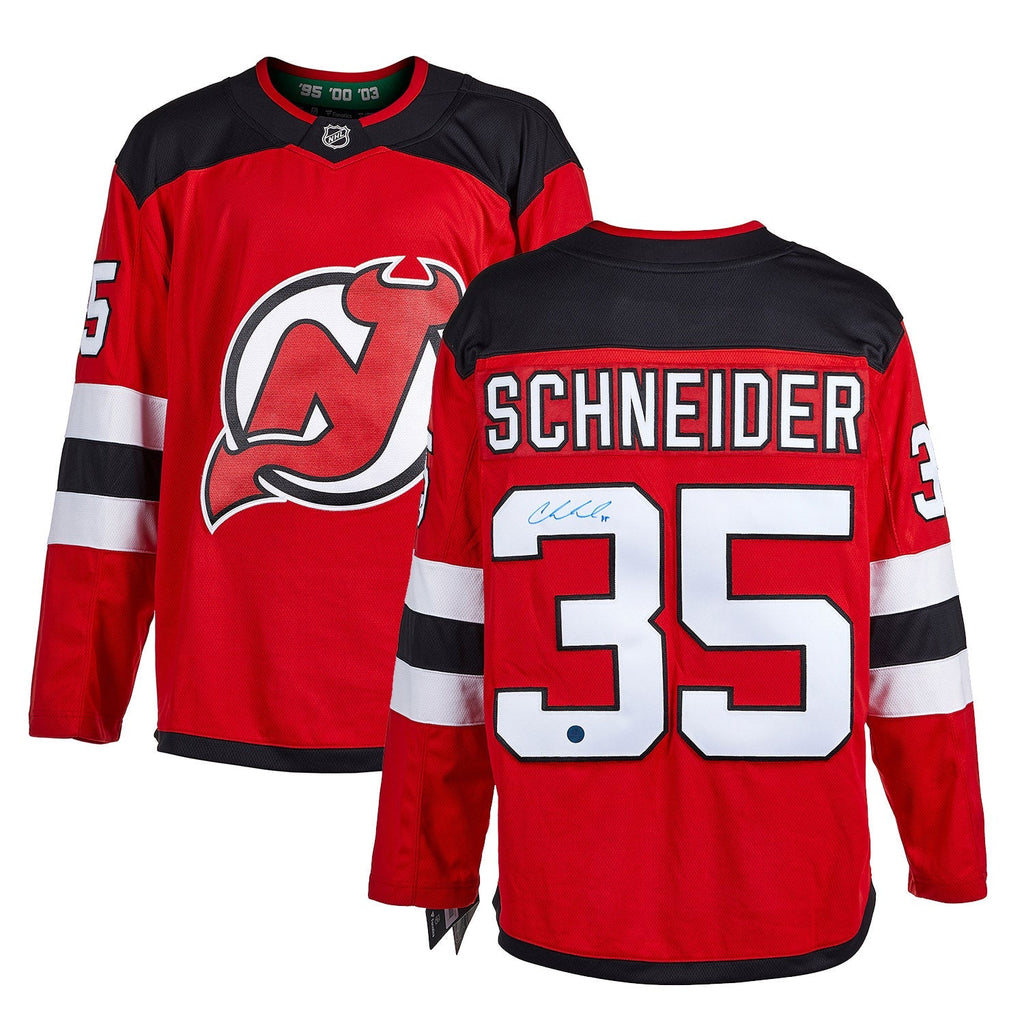 Cory Schneider Autographed New Jersey Devils Fanatics Breakaway Jersey
