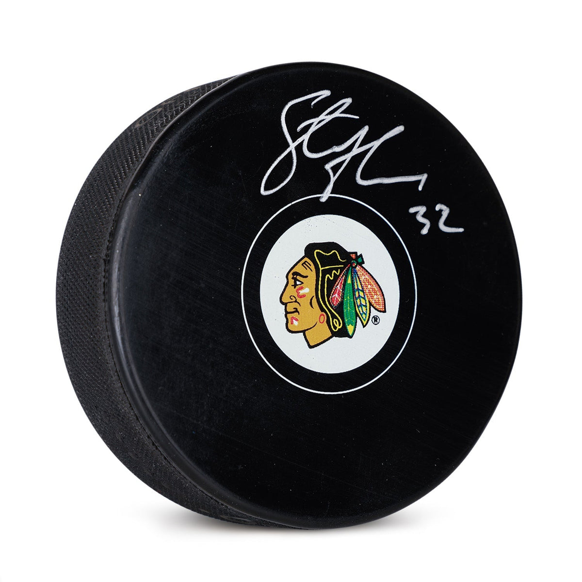 Steve Thomas Autographed Chicago Blackhawks Hockey Puck