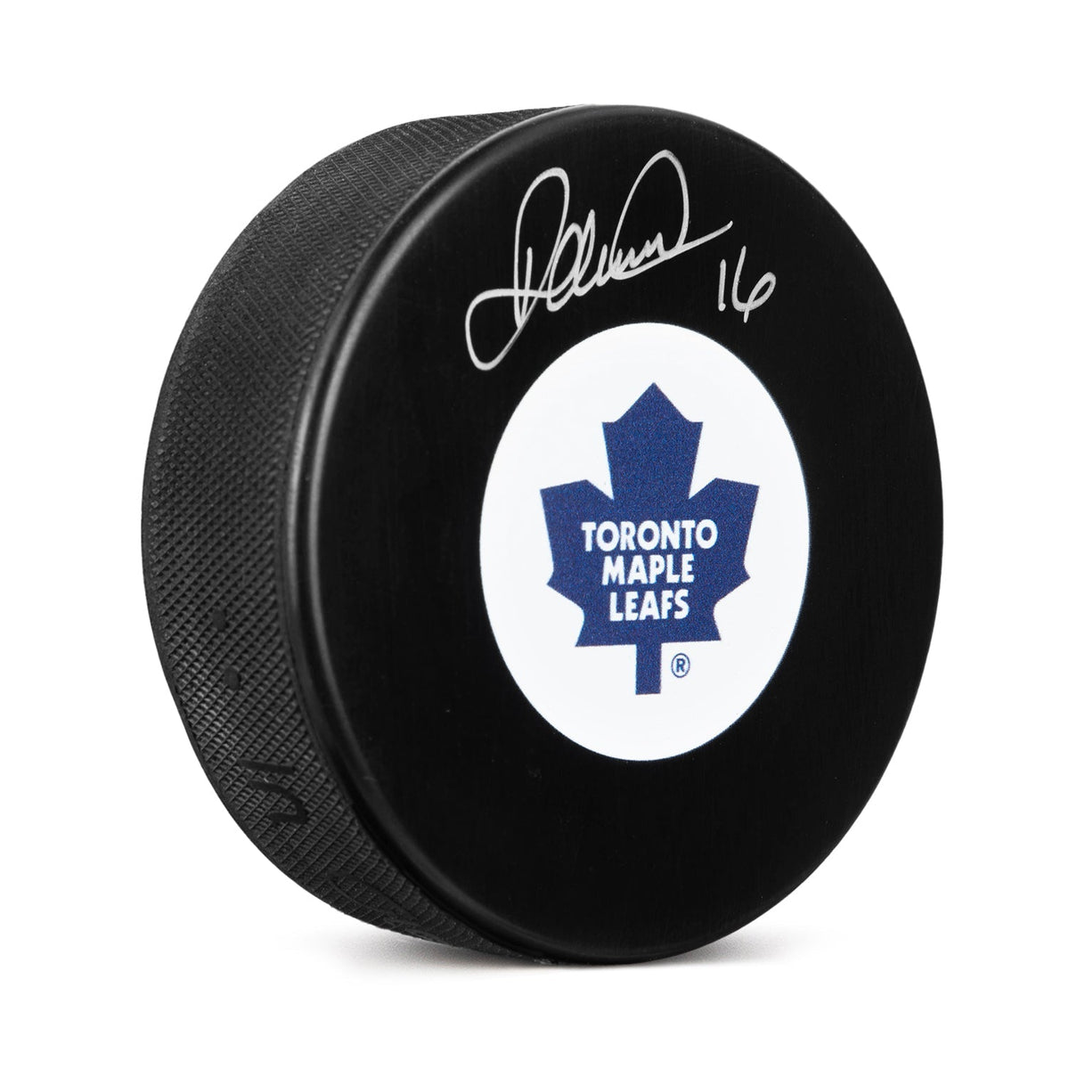 Darcy Tucker Autographed Toronto Maple Leafs Retro Logo Puck