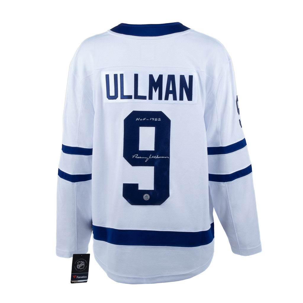 Norm Ullman Signed Toronto Maple Leafs White Fanatics Breakaway Jersey