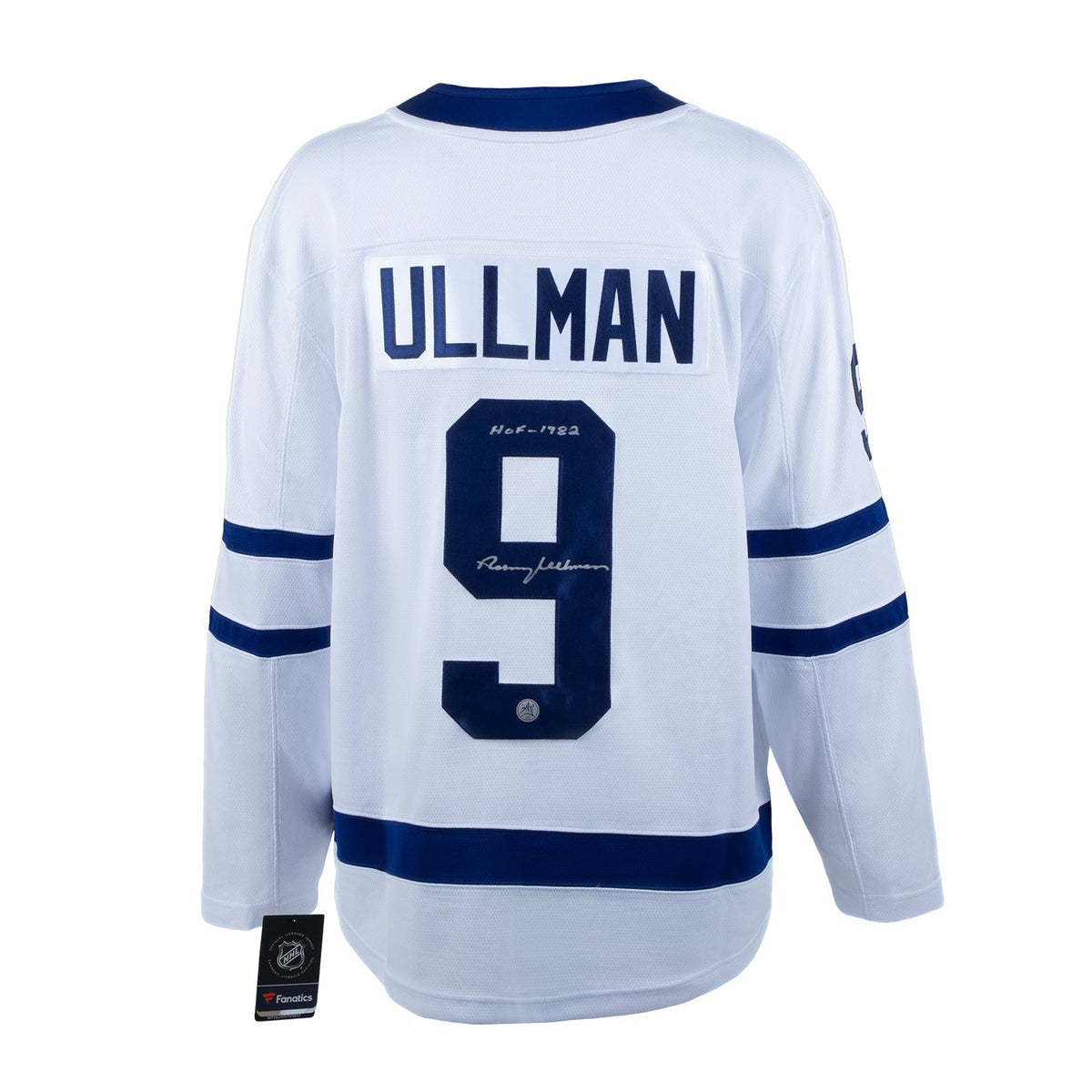 Norm Ullman Signed Toronto Maple Leafs White Fanatics Breakaway Jersey