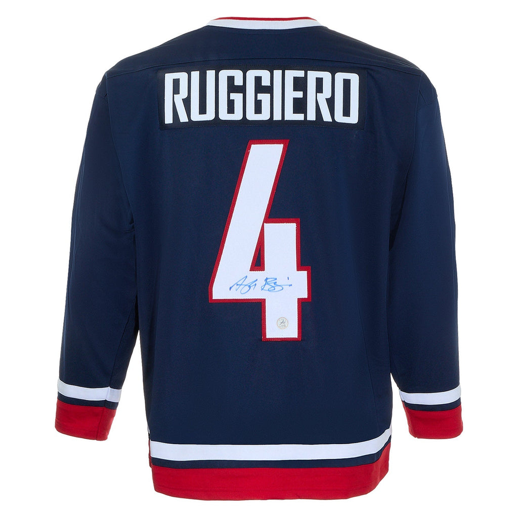 Angela Ruggiero Autographed Team USA Custom Hockey Nation Jersey